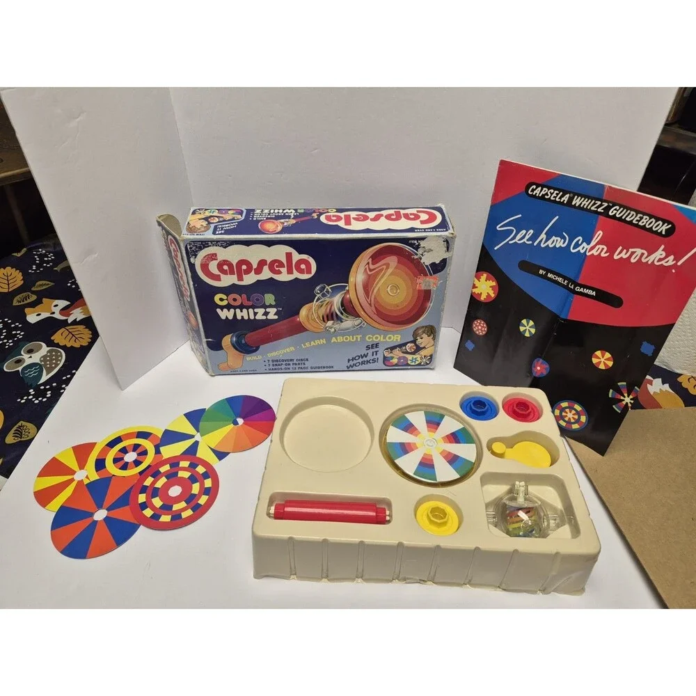 Vintage Capsela Color Whizz PLAY-JOUR 1990s In Box Complete with Instructions.